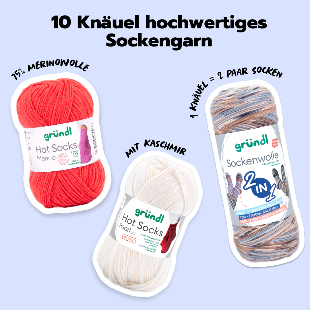 gr-ndl-strickset-sockenbestseller-4-fach-10-kn-uel-f-r-8-paar-socken image 3