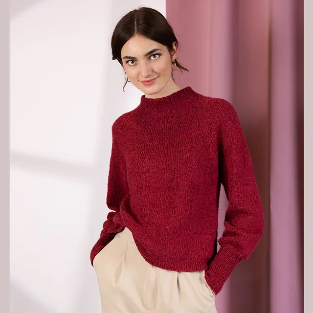pascuali-rana-pullover-pattern-englisch-cropped-turtleneck-mit-doppelgarn image 1