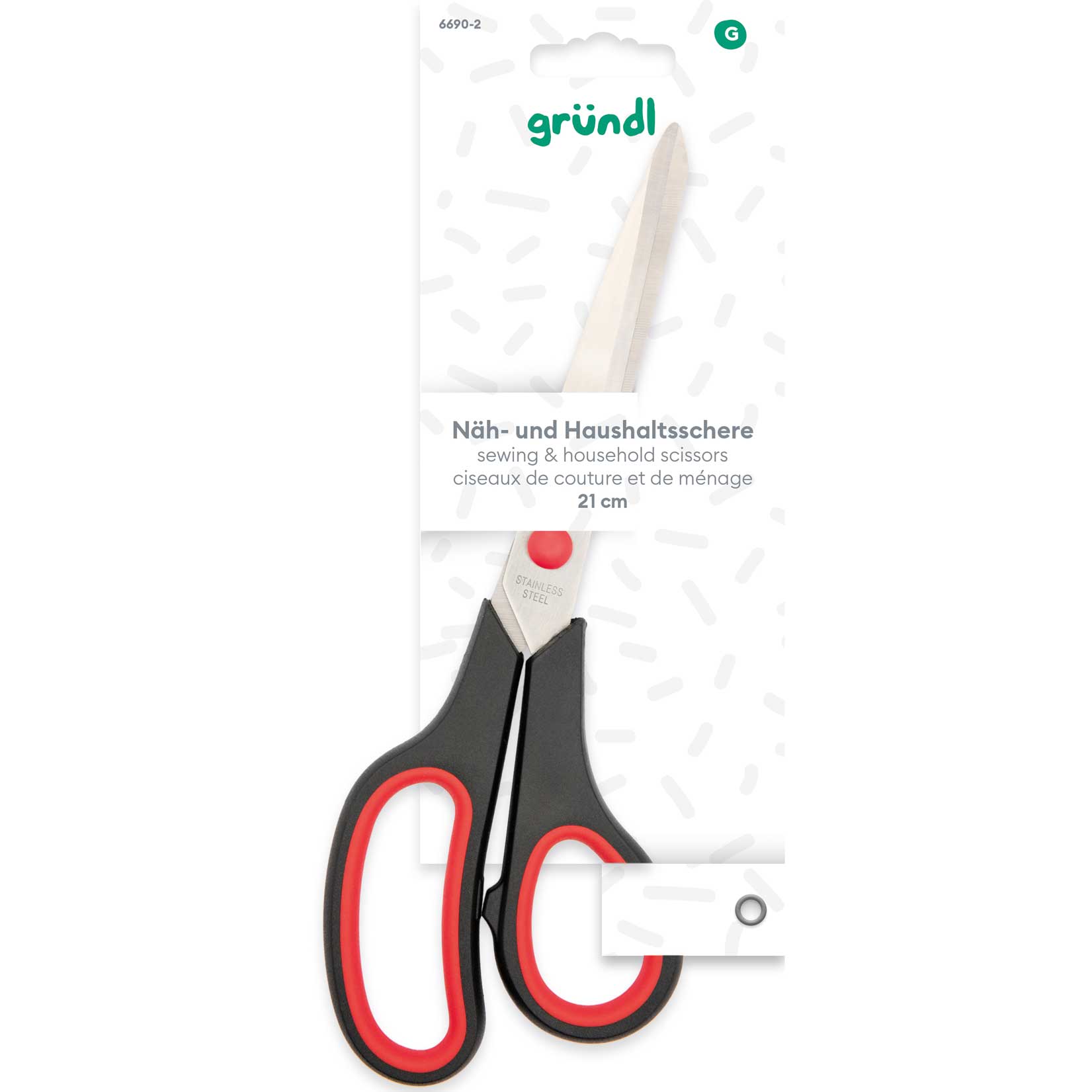 gr-ndl-universalschere-14-cm-karbonstahl-schere-f-r-wolle-stoff-und-papier image 3