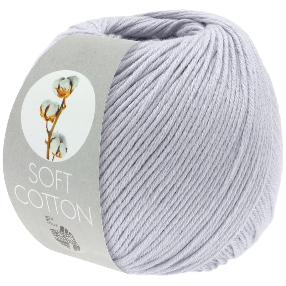 lana-grossa-soft-cotton-handstrickgarn-50g-140m-fb-32-70-baumwolle-30-polyacryl image 1
