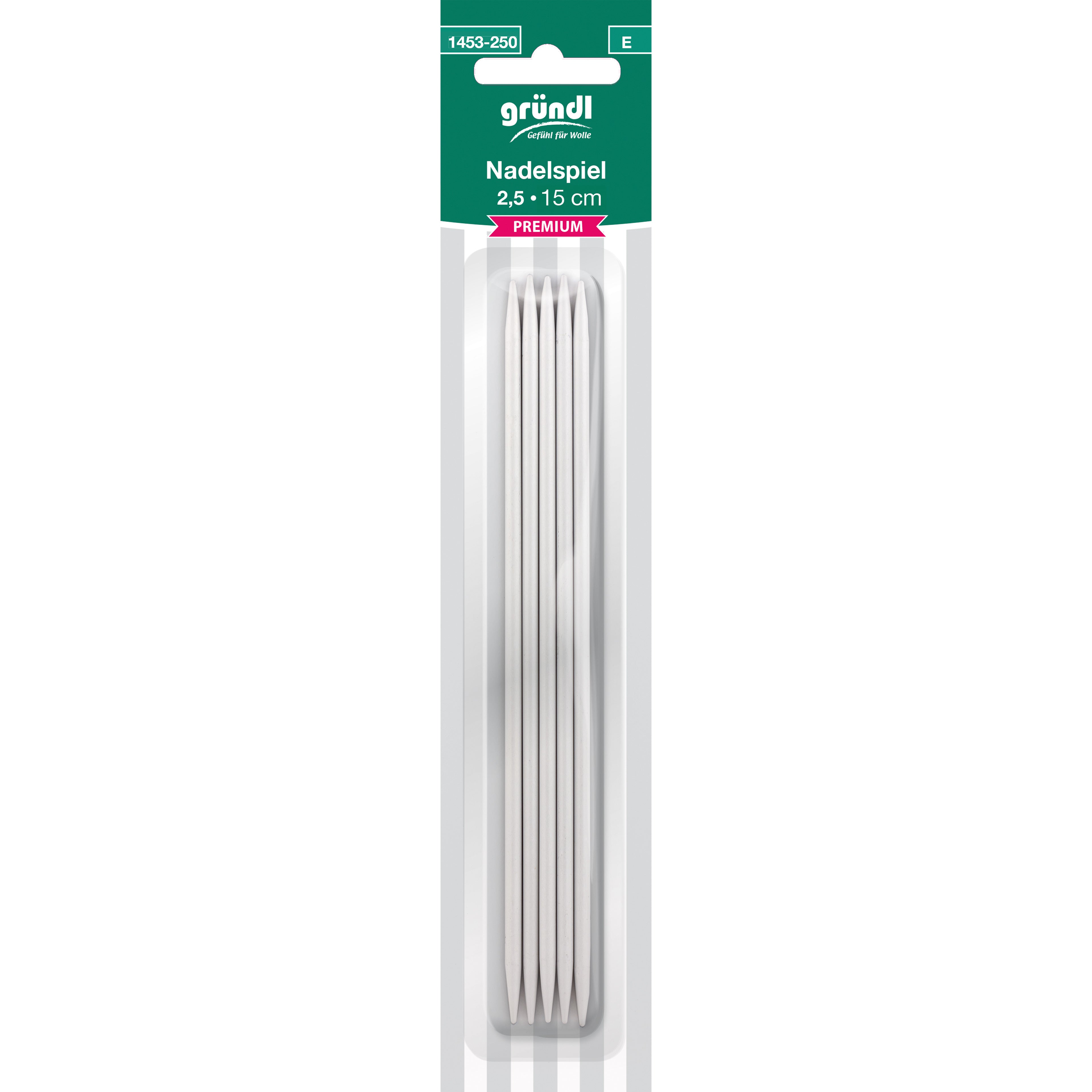 gr-ndl-nadelspiel-premium-15-cm-aluminium-stricknadeln-2-5-3-0-3-5-mm image 1