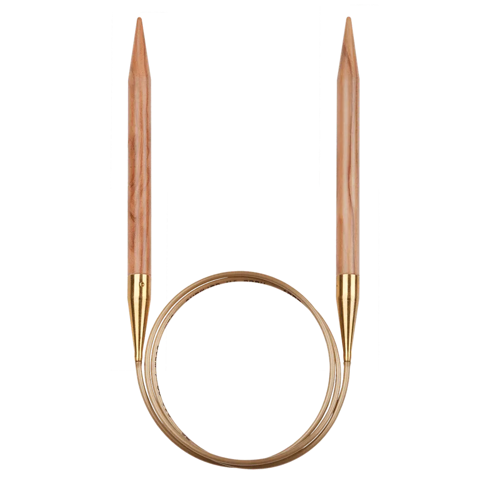 addi-addinature-olive-wood-rundstricknadel-aus-olivenholz image 1