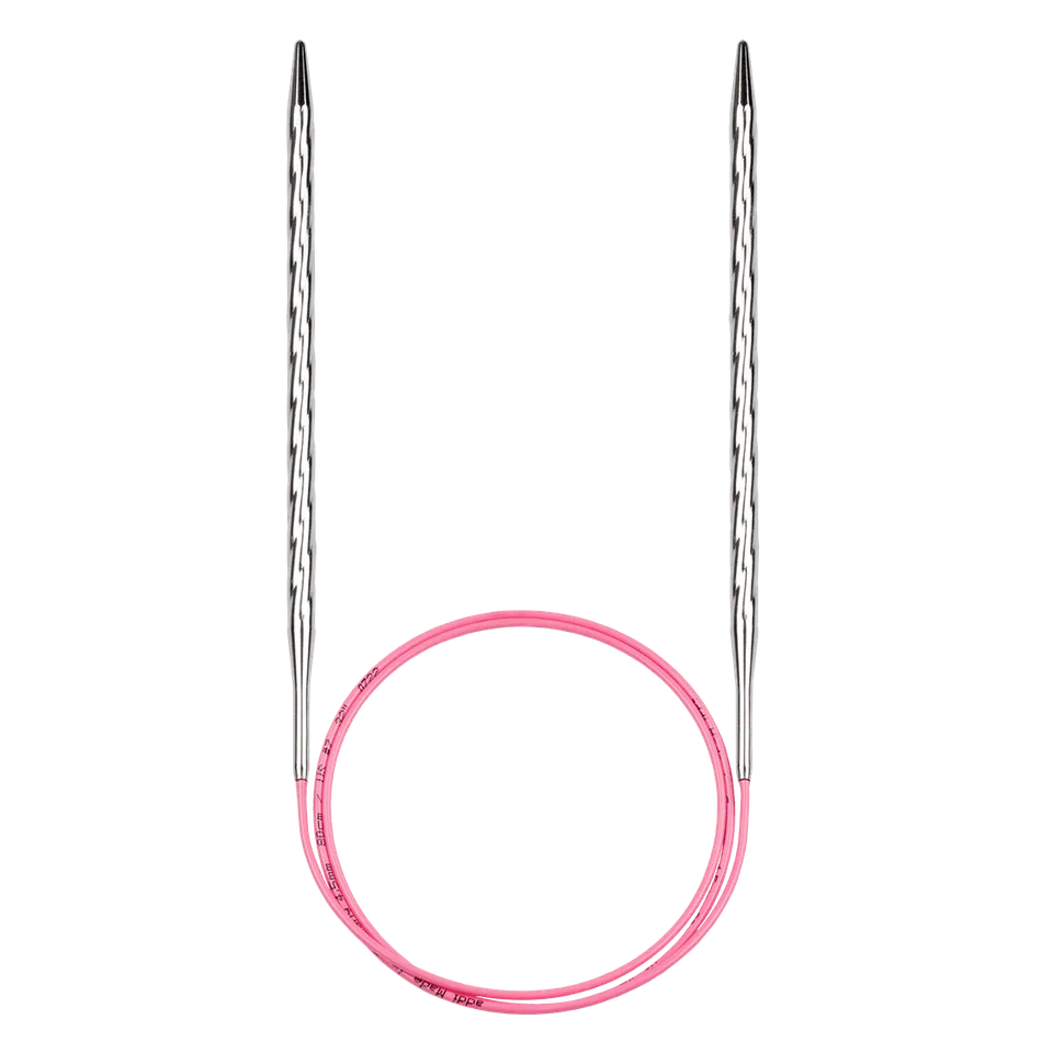 addiunicorn-rundstricknadel-metall-mit-einhorn-struktur-pink-seil image 1