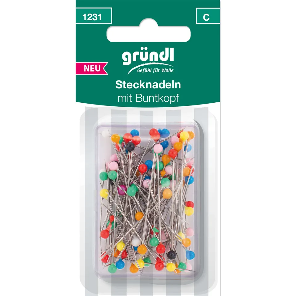 gr-ndl-stecknadeln-mit-farbkopf-bunte-n-hnadeln image 1