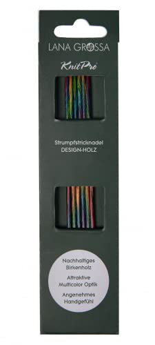 lana-grossa-strumpfstricknadeln-holz-birkenholz-multicolor-15-cm-3-0-mm image 1
