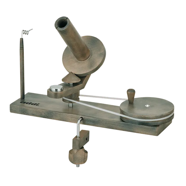 addi-addiwinder-garnwickler-buchenholz-vintage-blau-bis-450-g image 1