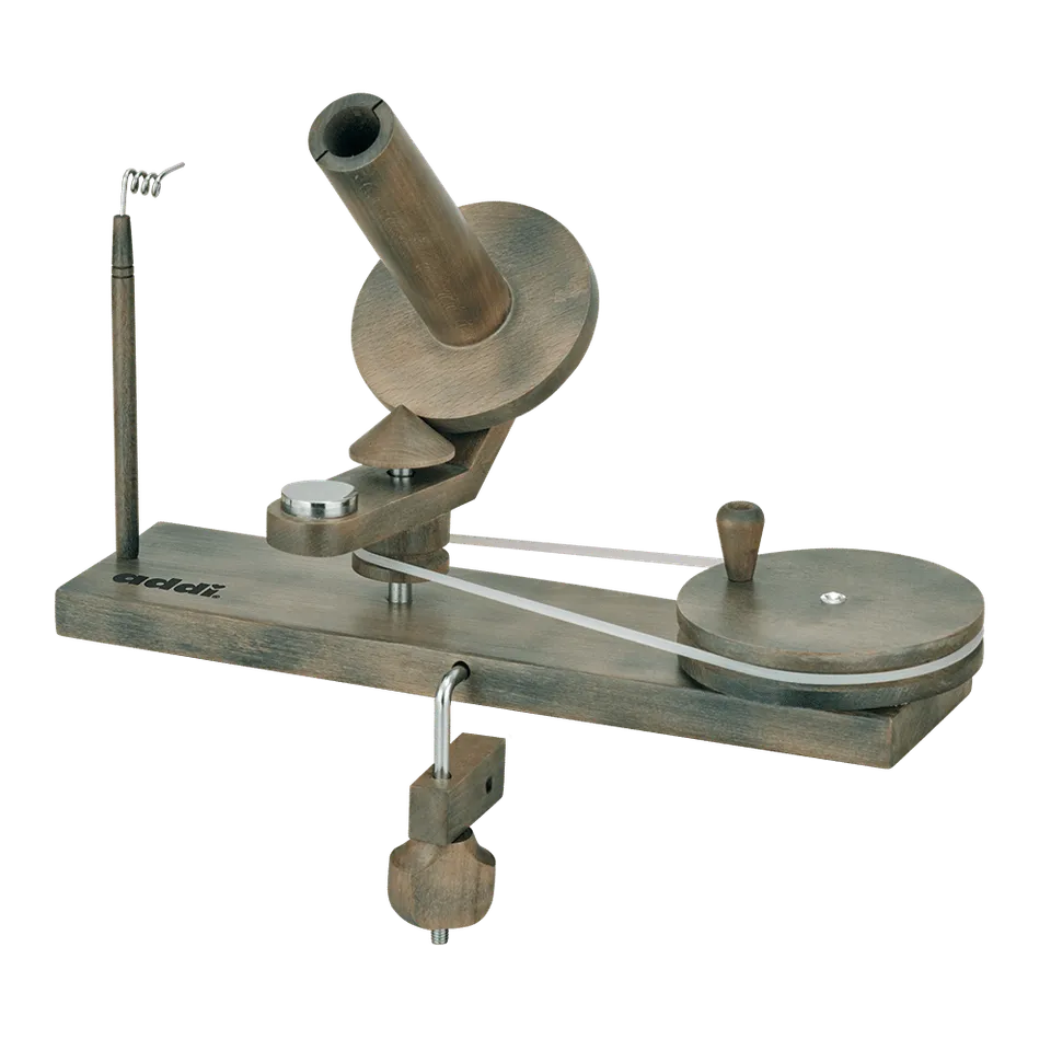 addi-addiwinder-garnwickler-buchenholz-vintage-blau-bis-450-g image 1