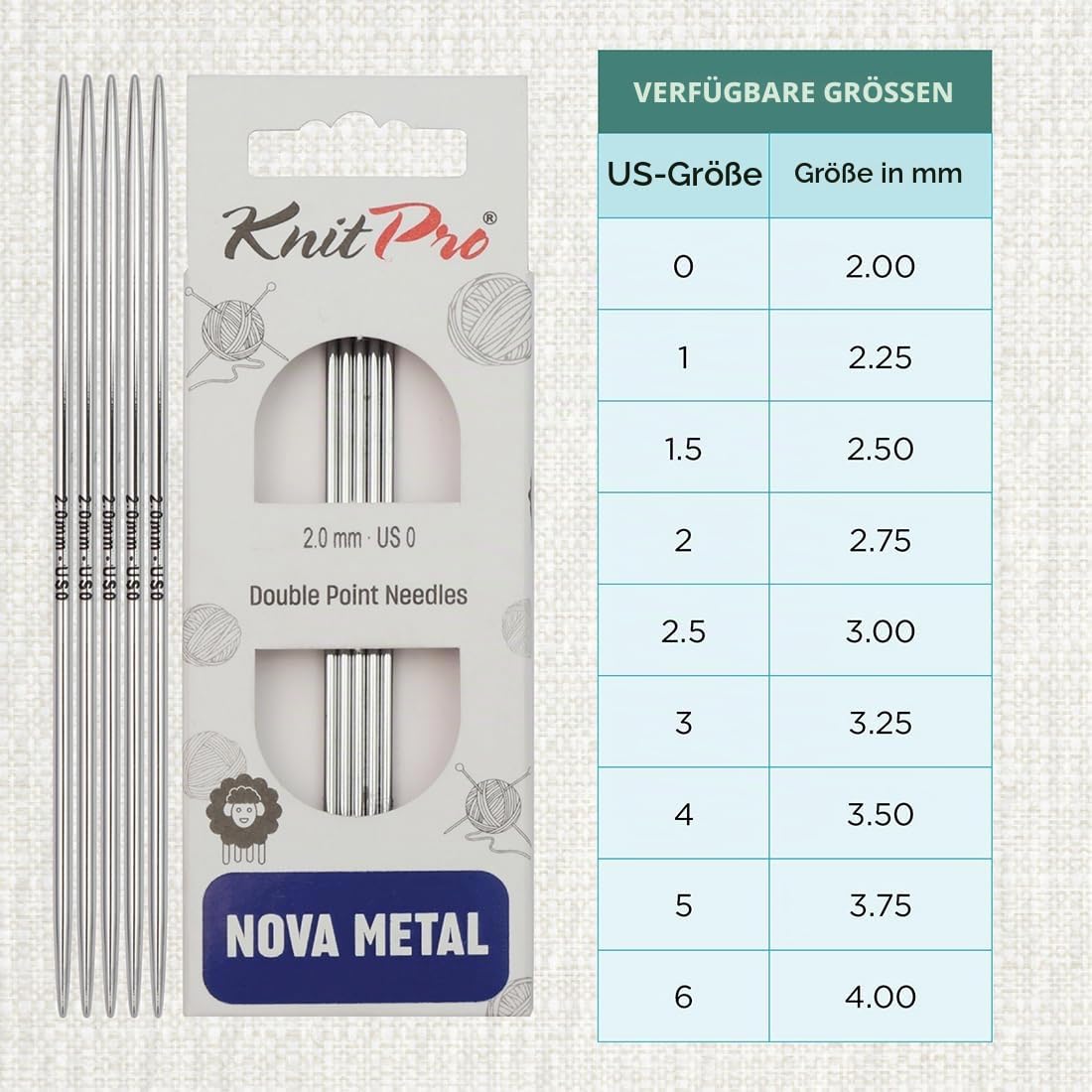 knitpro-nova-nadelspiel-12-5cm-5-2-0mm-messing image 4