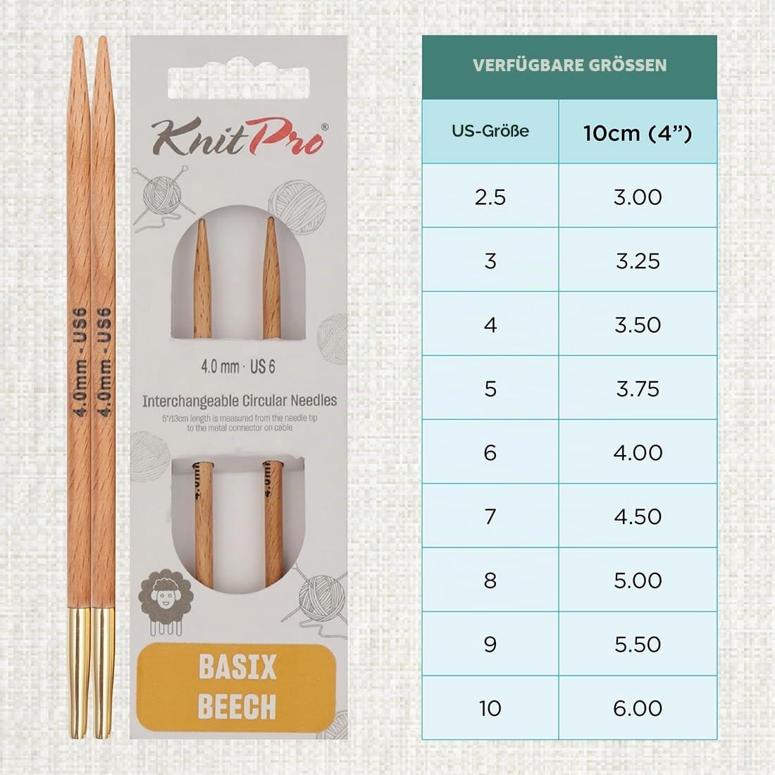 knitpro-basix-beech-austauschbare-nadelspitzen-4-10cm-4mm image 4