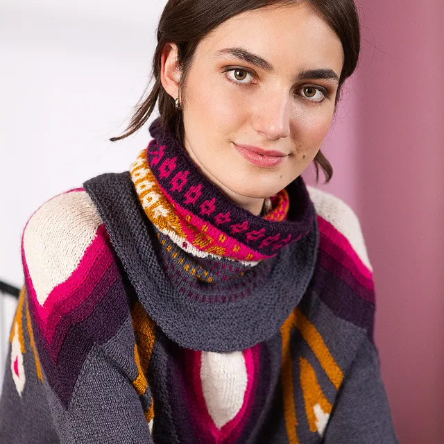 pascuali-orchideja-cowl-strickanleitung-loop image 1