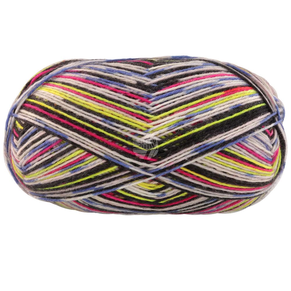 lana-grossa-meilenweit-6-fach-150g-spezial-print-9671-disco-sockenwolle image 2