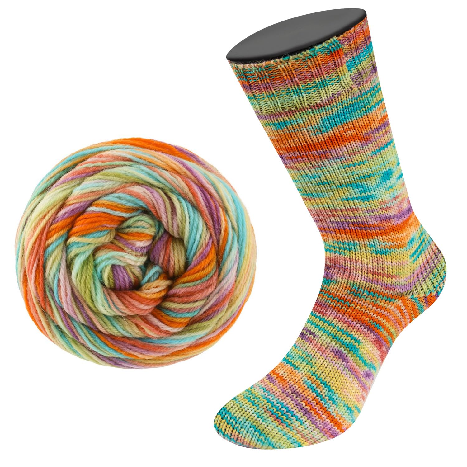 lana-grossa-meilenweit-100-cascata-sockengarn-100g-400m-schurwolle-fb-5207 image 3