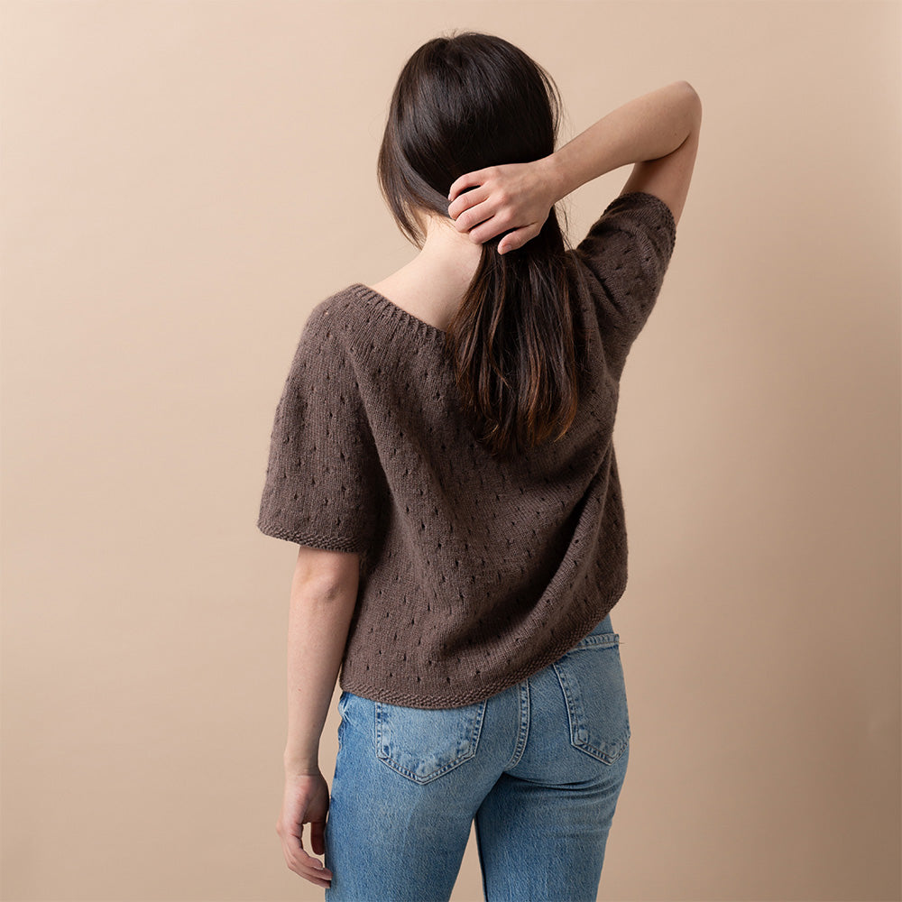 pascuali-strickanleitung-shirt-ajour-stitch-kurzschnitt-top-down-pdf-download image 2