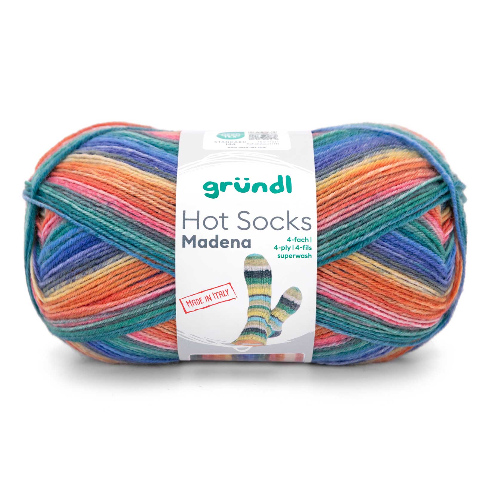 gr-ndl-hot-socks-madena-4-fach-sockenwolle-mit-farbverlauf image 5