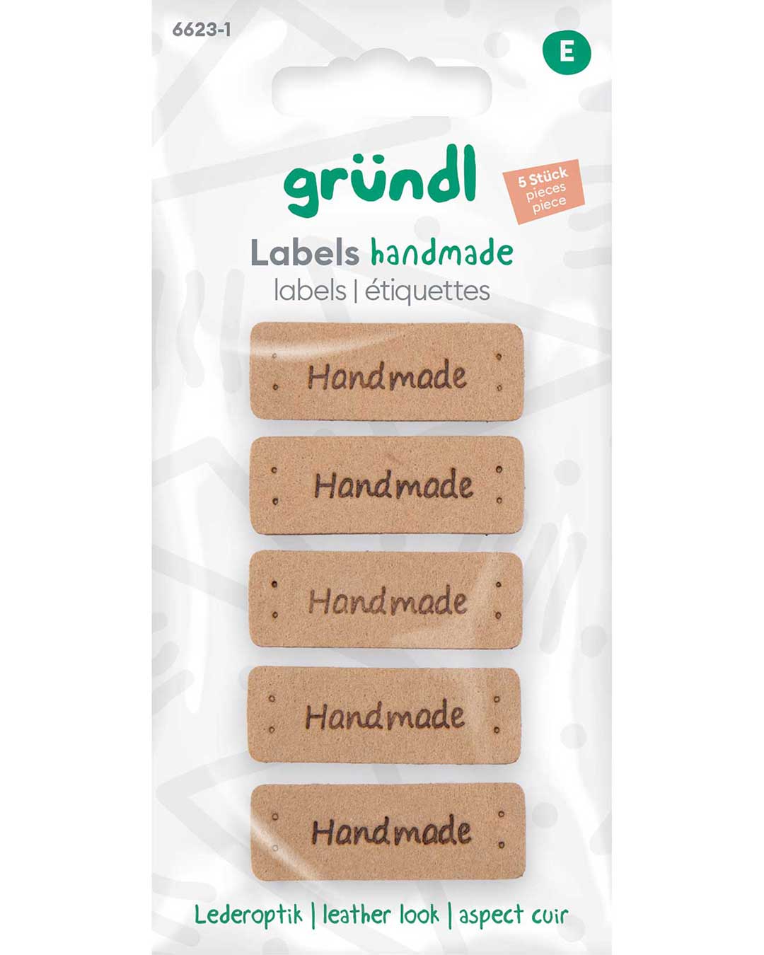 gr-ndl-labels-in-lederoptik-handmade-braun-5-st-ck image 1