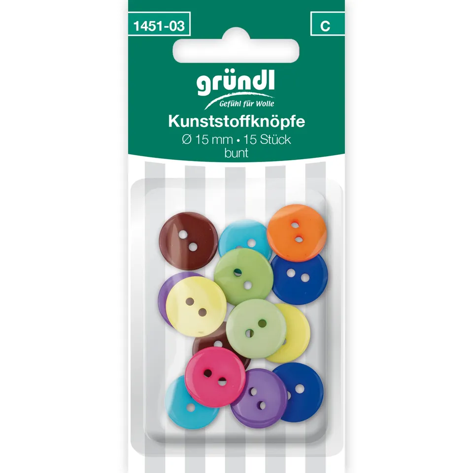 gr-ndl-kunststoffkn-pfe-bunt-15-st-ck-boutons-en-plastique image 1