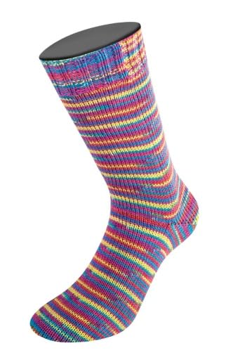 lana-grossa-landlust-sockenwolle-seide-4-fach-rot-seegr-n-fuchsia-400m-100g image 4