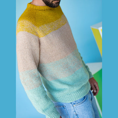 pascuali-strickanleitung-thabo-pullover-herren-raglanpullover-mit-blockstreifen- image 2
