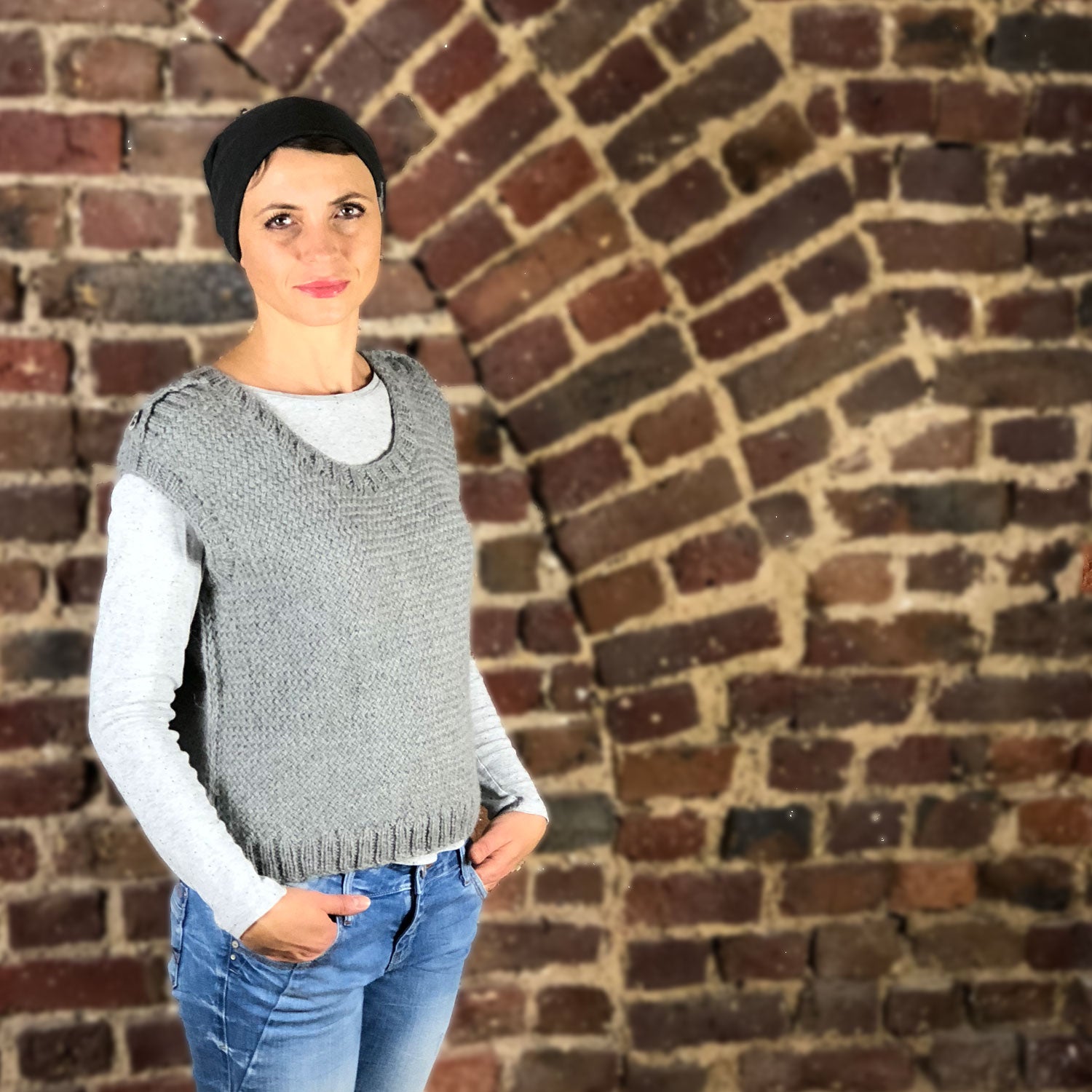 pascuali-trenzado-vest-strickanleitung-pullunder-mit-zopfmuster image 1