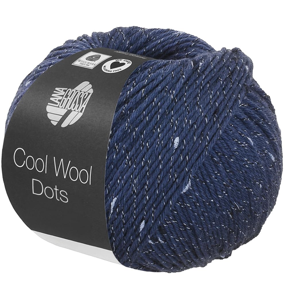lana-grossa-cool-wool-dots-tweed-handstrickgarn-50g-155m-merino-fb-8 image 6