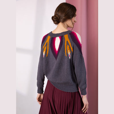pascuali-orchideja-pullover-strickanleitung-top-down-mit-intarsienpasse image 2