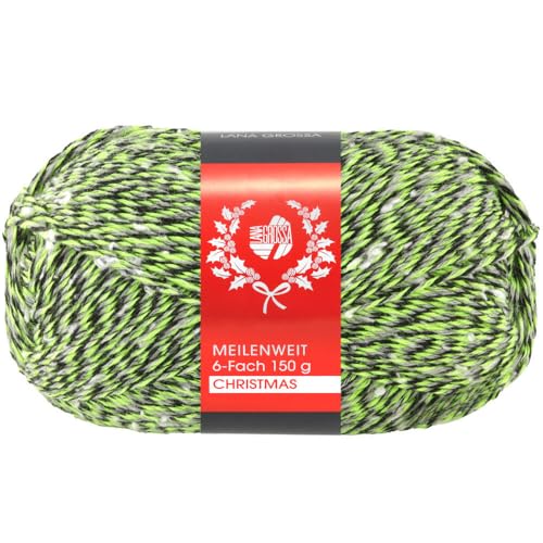 lana-grossa-meilenweit-merino-6-fach-150g-christmas-326-christmas-snow-flake-soc image 2