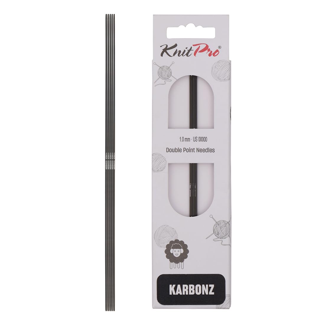 knitpro-karbonz-nadelspiele-6-15-cm-4-0-mm-carbon-strumpfstricknadeln image 7