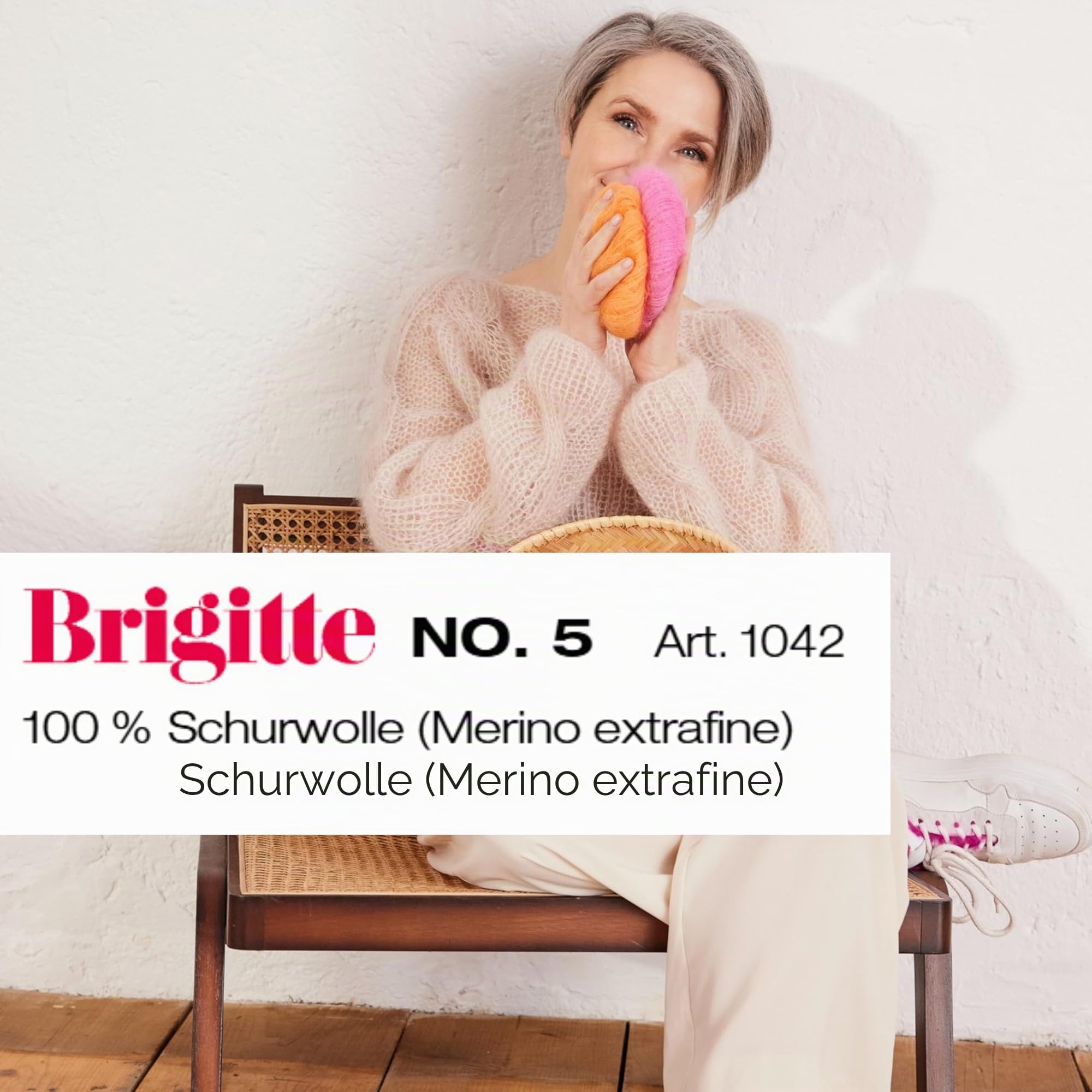 lana-grossa-brigitte-nr-5-dochtgarn-fb-9-strickgarn-aus-100-merino-extrafein-50g image 2
