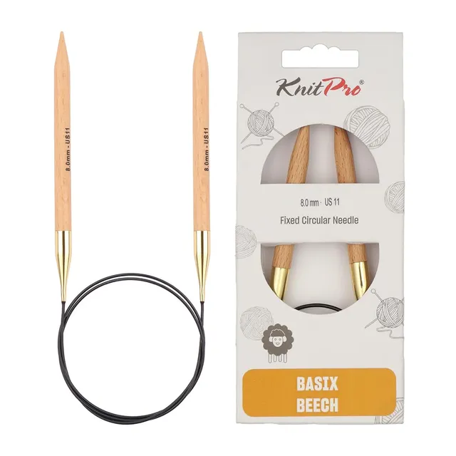 knitpro-basix-birch-rundstricknadel-60-cm-8-00-mm-braun image 1