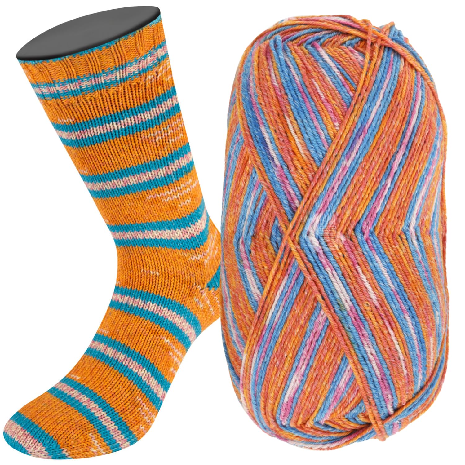 lana-grossa-meilenweit-cotone-vegano-baia-sockenwolle-100g-420m-fb1512 image 3