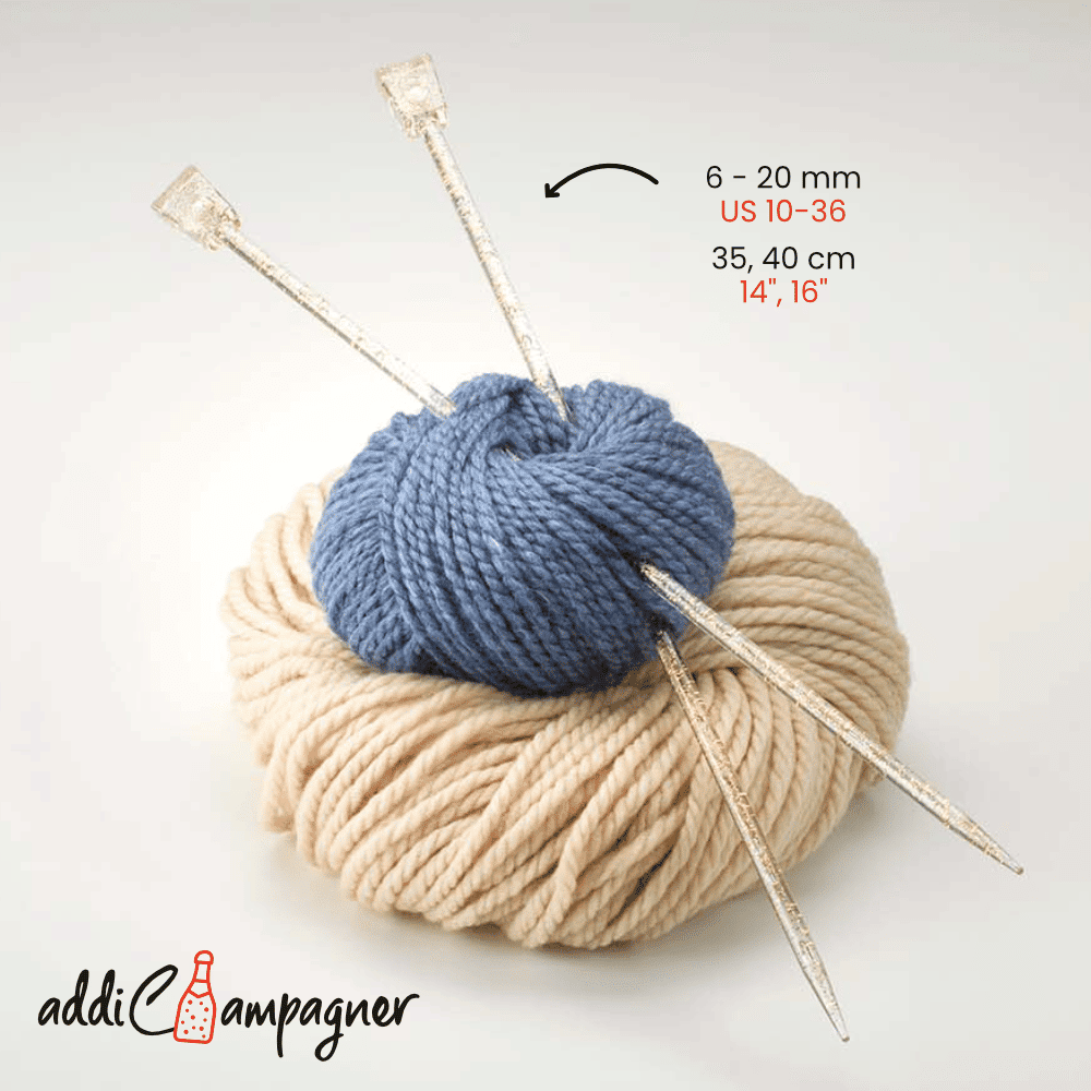 addi-addichampagner-jackenstricknadel-mit-goldglitter image 3