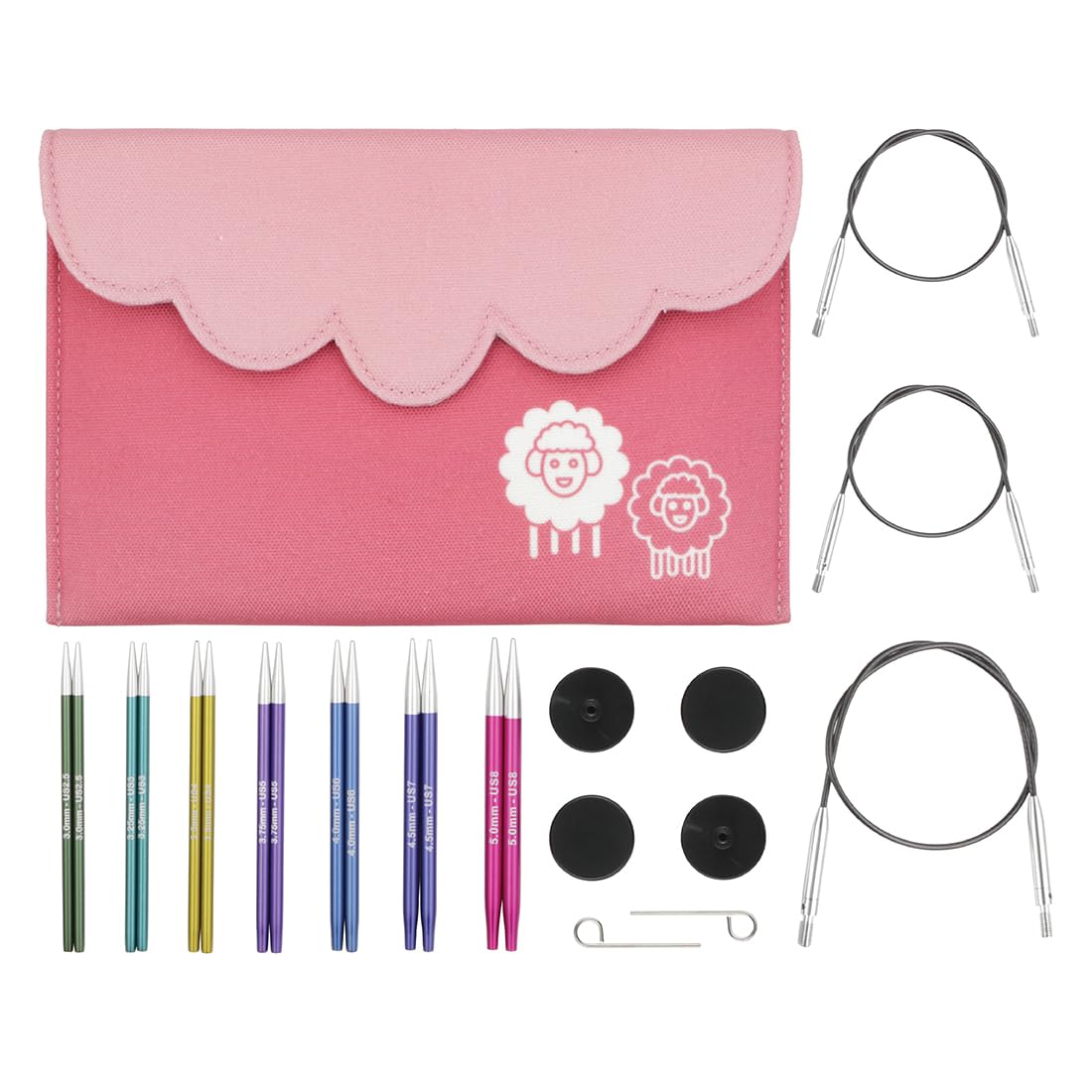 knitpro-zing-starter-austauschbares-nadelset-4-10cm-3-5mm image 8