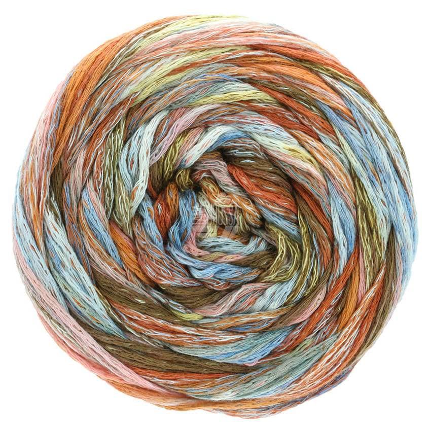 lana-grossa-gomitolo-pazzo-812-oliv-senfgelb-lila image 2