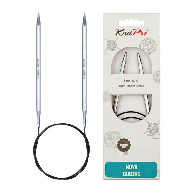 knitpro-nova-cubics-feste-rundstricknadel-40-cm-6-0-mm image 1