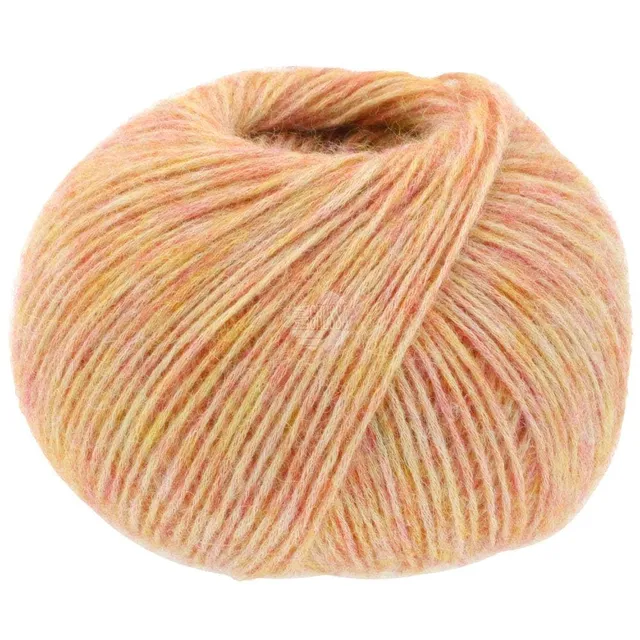 lana-grossa-puno-due-netzgarn-farbe-31-blassgelb-rot-50-g image 1