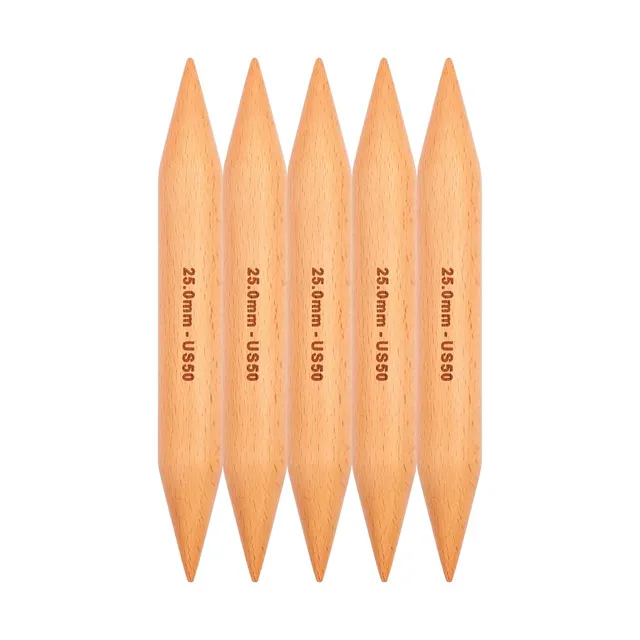 knitpro-basix-jumbo-nadelspiel-20-cm-25-mm-buchenholz image 1