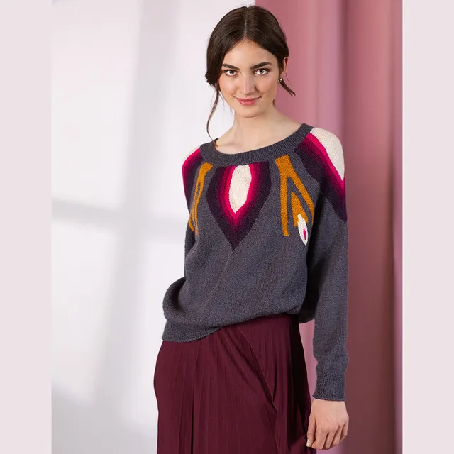 pascuali-orchideja-pullover-strickanleitung-top-down-mit-intarsienpasse image 1