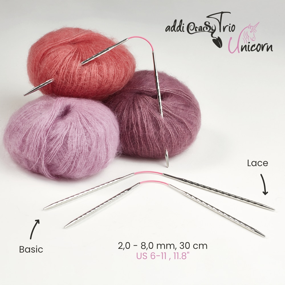 addi-addicrasytrio-unicorn-long-30-cm-sockenstricknadeln-2-0-5-0-mm image 3