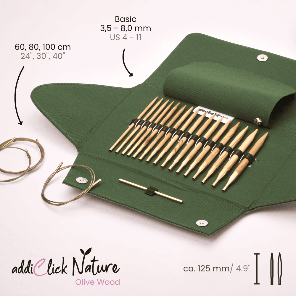 addi-addiclick-nature-olive-wood-set-olivenholz-rundstricknadel-set image 4