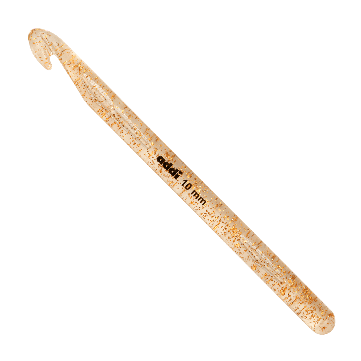 addi-addichampagner-wollh-kelnadel-transparent-mit-goldglitter image 1