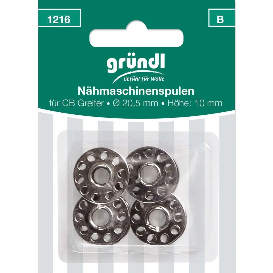 gr-ndl-bobine-en-m-tal-metall-spulen-f-r-n-hmaschinen image 1