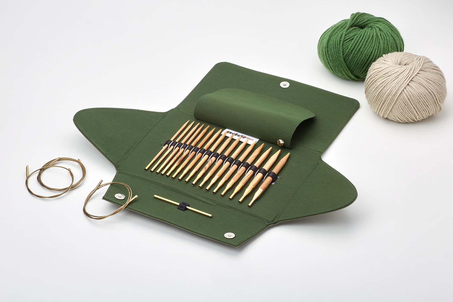 addi-addiclick-nature-olive-wood-spitzen-125-mm-auswechselbare-stricknadeln image 2