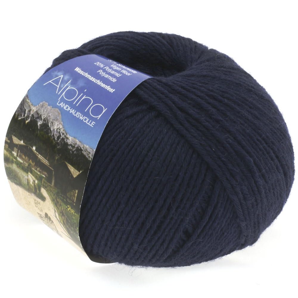 lana-grossa-alpina-landhauswolle-trachtengarn-100g-210m-80-schurwolle-20-polyami image 1