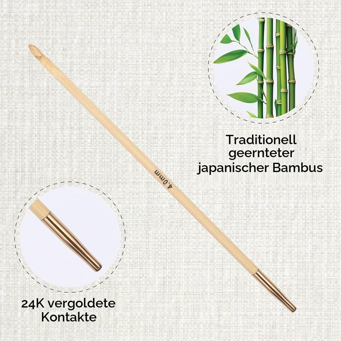 knitpro-bambus-afghanische-tunesische-h-kelnadel-4-mm-mit-seilanschluss image 2