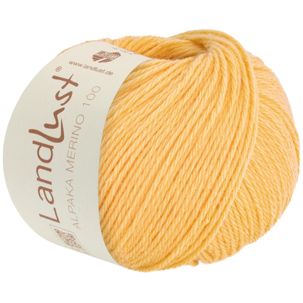 lana-grossa-landlust-alpaka-merino-100-337-gelb-strickwolle image 1