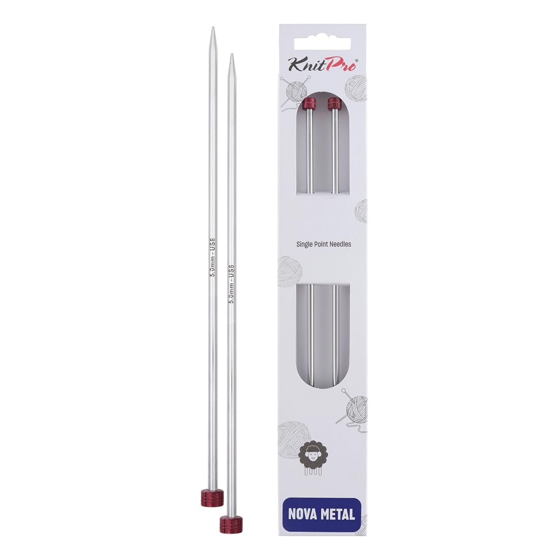 knitpro-nova-jackennadeln-25cm-6-5mm-lange-metall-stricknadeln-aus-verchromtem-m image 8