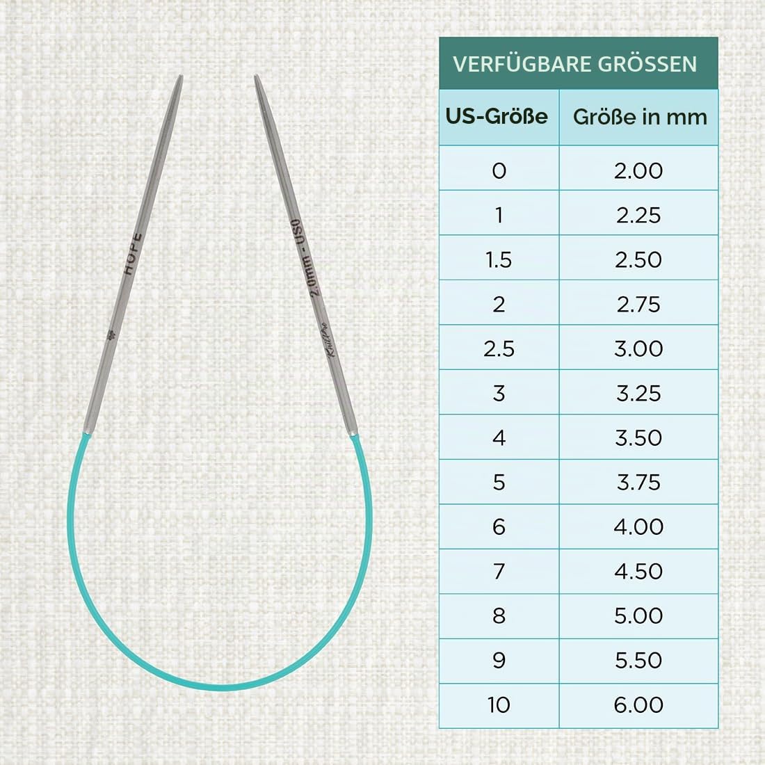 knitpro-mindful-collection-fixe-rundstricknadeln-25-cm-2-00-mm-edelstahl image 4
