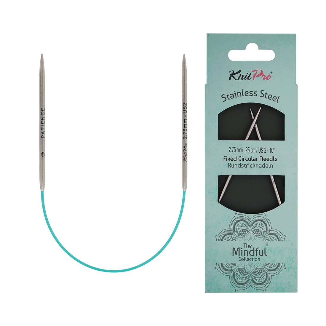 knitpro-mindful-collection-fixe-rundstricknadeln-25-cm-2-00-mm-edelstahl image 7