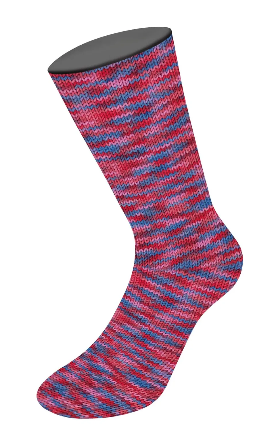 lana-grossa-meilenweit-6-fach-150g-spezial-print-9663-multi-sockenwolle image 1