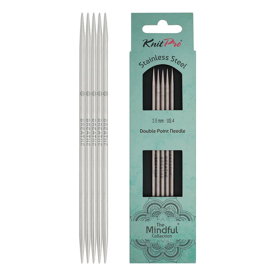 knitpro-mindful-nadelspiel-15-cm-3-5-mm-edelstahl-the-mindful-collection image 1